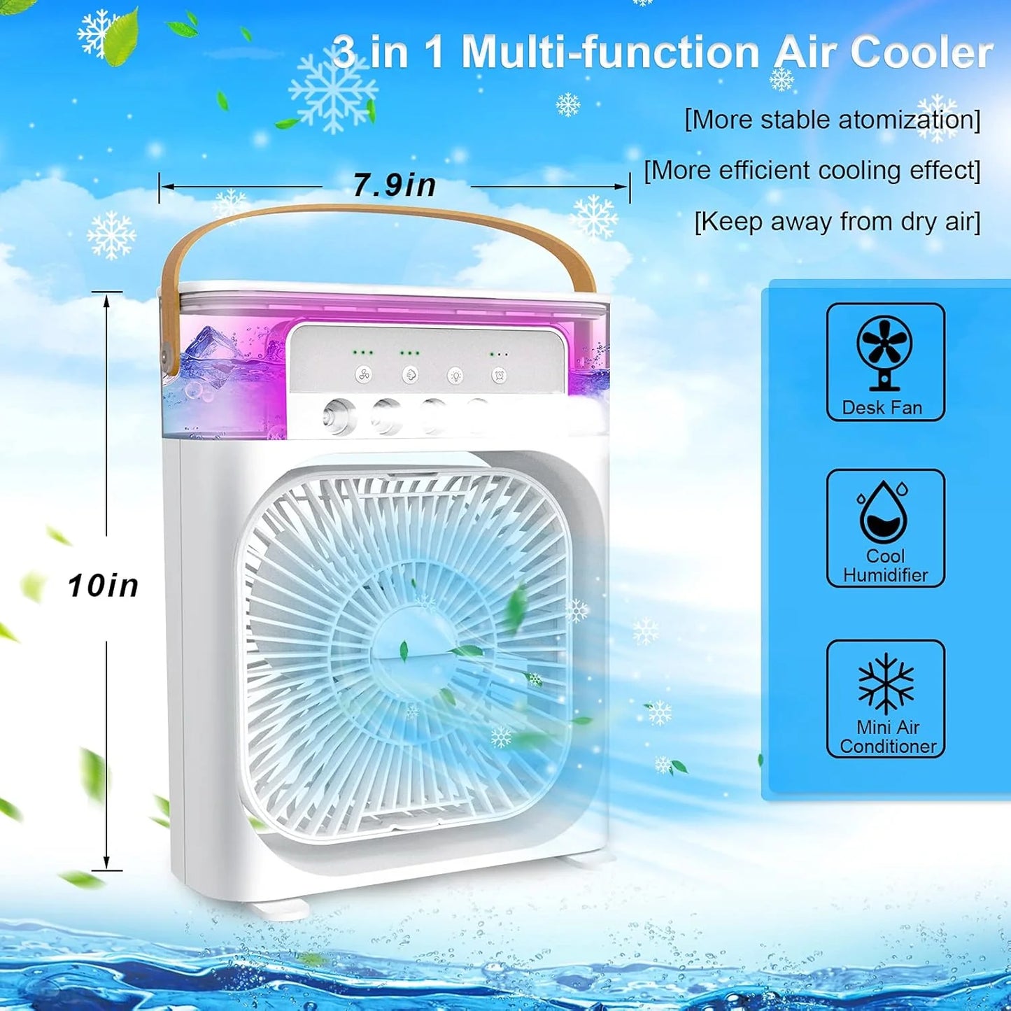 BreezOn™ | Portable Mini Air Cooler