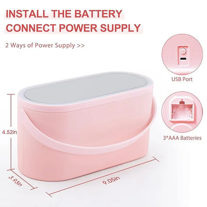 GlowTravel Makeup Organizer Box
