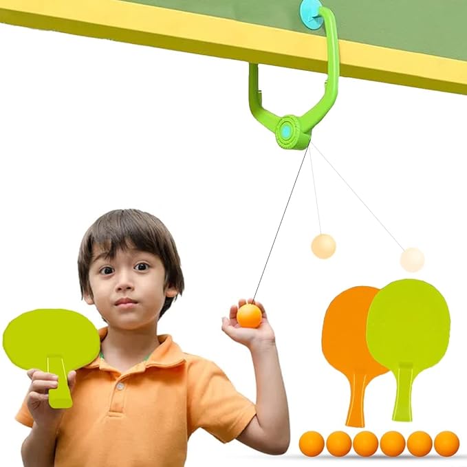 Hanging Table Tennis Trainer Ping Pong Ball Self Training and Workout Indoor Gaming Set