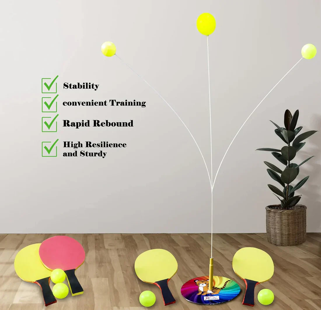 Pingo | Table Tennis Trainer  Rebound Rackets  and Balls Set 🏓